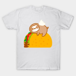 Easily Distracted By Tacos Sloth T-Shirt